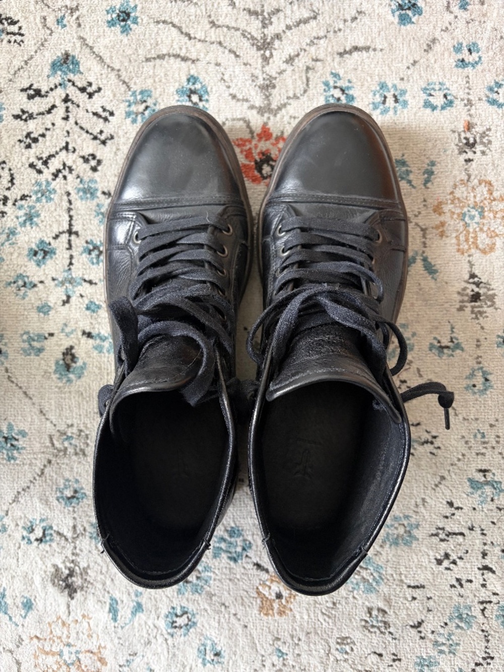 Frye Black High-Top Sneakers